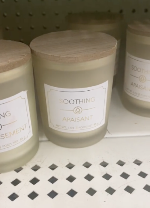 soothing scent candles at dollar tree